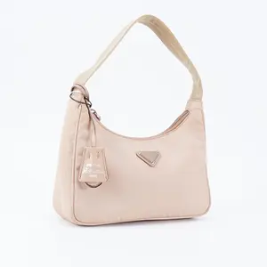 Pre-owned PRADA Nylon Shoulder Bags Hobo Re Edition 2000 Milk Tea Shoulder Bag Bgp226195