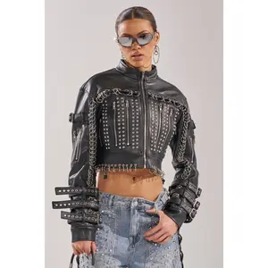 CHOPPER STUDDED MOTO