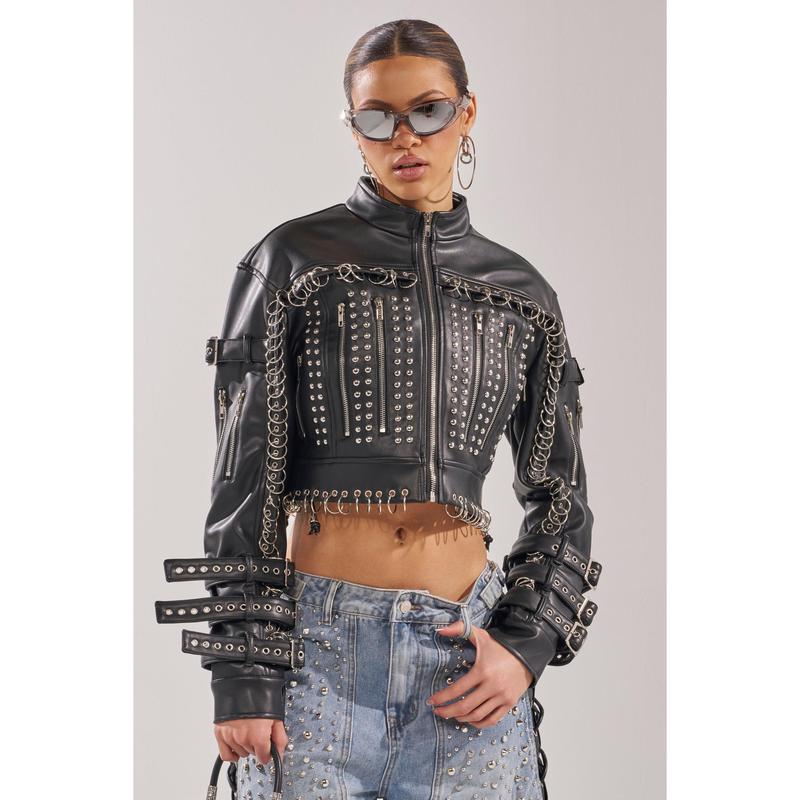 CHOPPER STUDDED MOTO