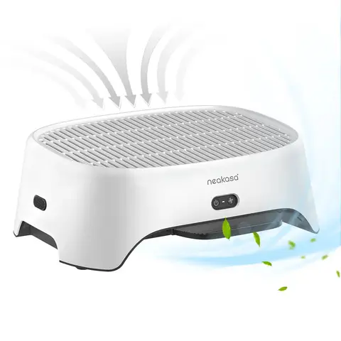 Neakasa AirStep Odor-Eliminating Pet Accessory - Litter Box Ramp with Airflow Design for Trays