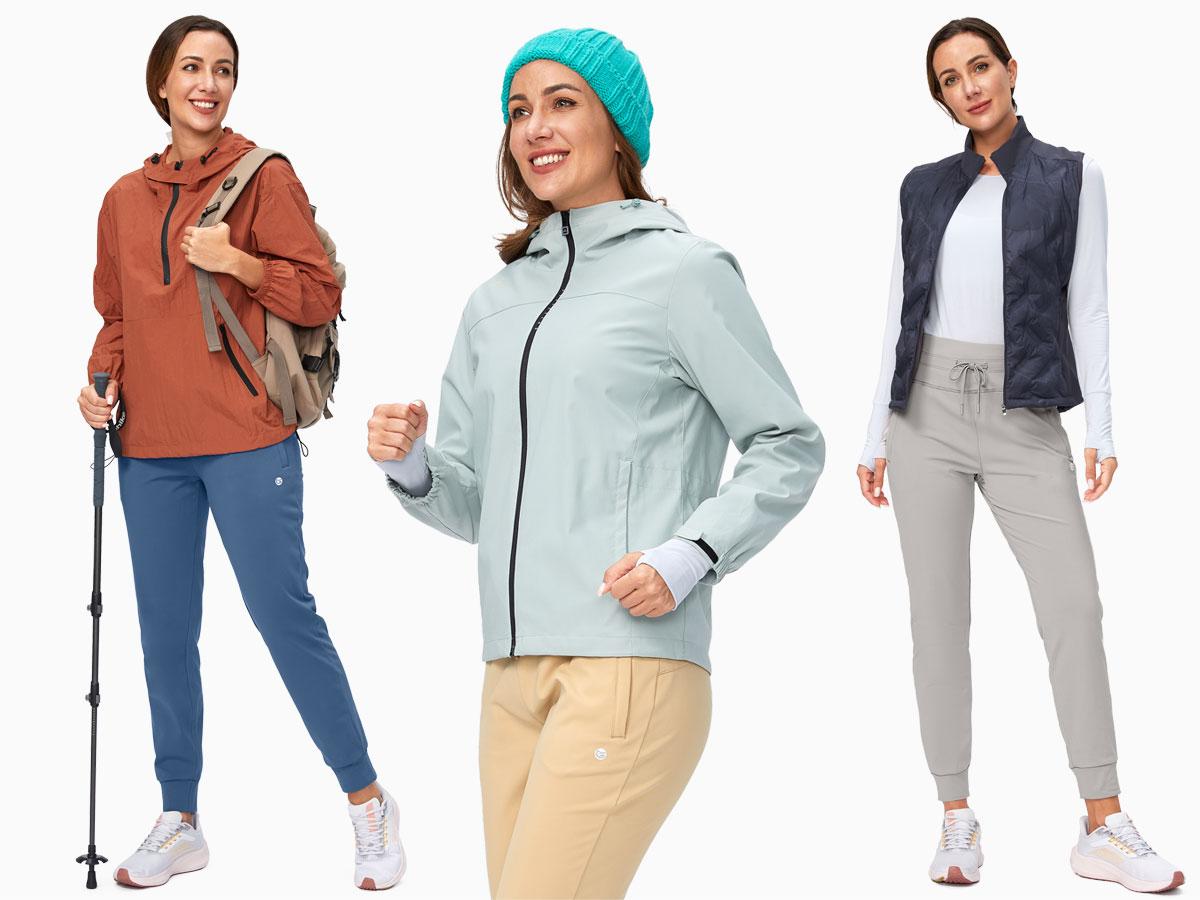 G Gradual Women's Fleece Lined Joggers Highwaist Water Resistant Warmth Winterwear Drawstring Tapered Sweatpants with Zipper Pockets for Running Athletic Workout Casual SpringStatements