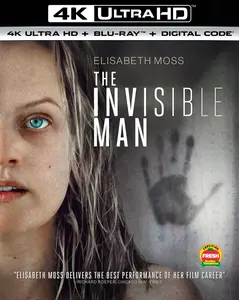The Invisible Man  [4K ULTRA HD BLU-RAY MOVIE] With Blu-Ray, 4K Mastering, , 2 Pack