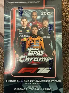 2025 TOPPS CHROME F1 HOBBY BOX