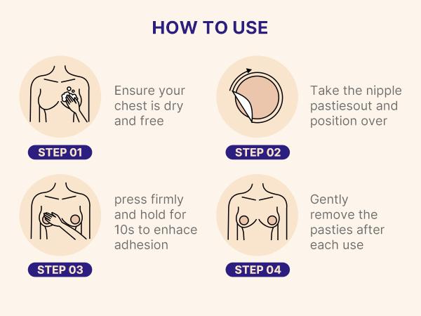 Shapellx Women Silicone Nipple Pasties Reusable Lightweight Multi-colored underwear accessories Womenswear Bra Creator