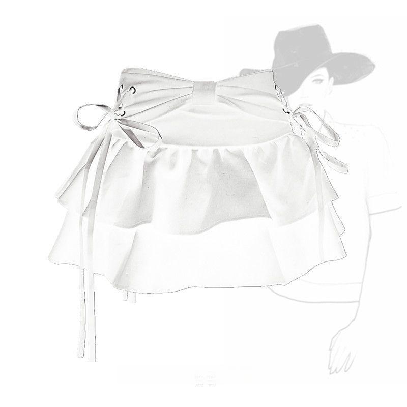 Bowknot Strap Pleated Skirt |   A-line High Waist Slimming |   Summer Casual Skirt |   Stretchy Fabric |   Trendy Styles Womenswear Comfort