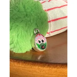 Tiny Oval Hand-Painted Phillies Phanatic Necklace | Pretty Weird