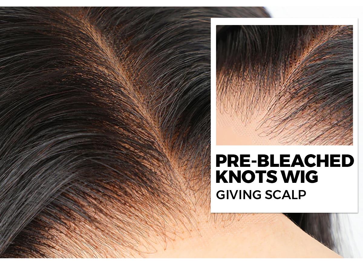 [NEW]CurlyMe Wear Go Blow Out Straight Bob 7x5 HD Lace Glueless Wig Pre-Bleached Tiny Knots - Natural Black