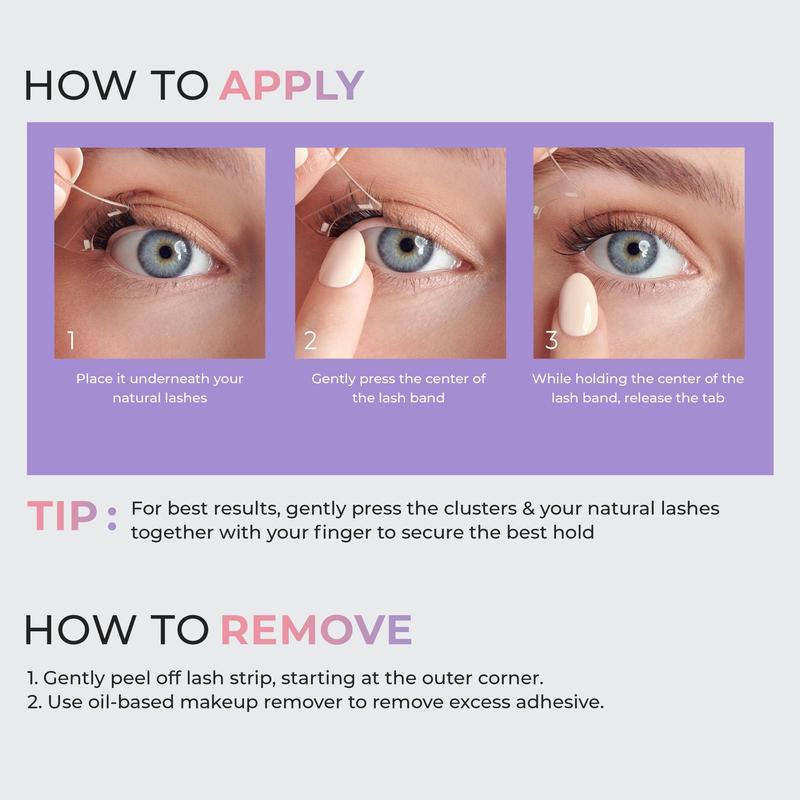 imPRESS Falsies easy tab Self Adhesive Eyelashes – Classy Natural