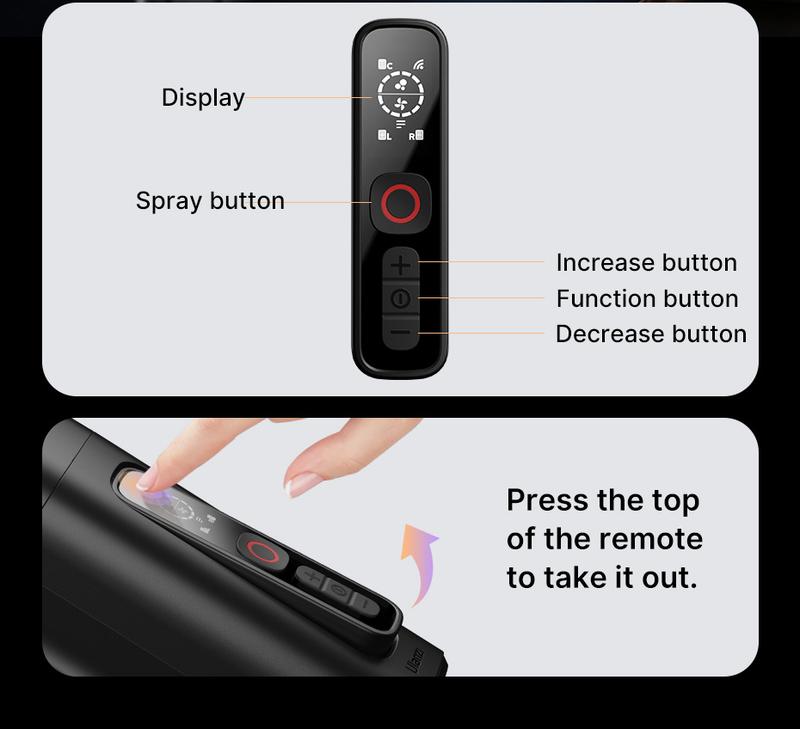 Ulanzi FM01 FILMOG Ace Fog Machine, Portable Smoke Machine with Remote Control Hand-held Fogger for Photography, Outdoor Events, Parties, Stage Effects, Halloween, Disinfection or Weddings