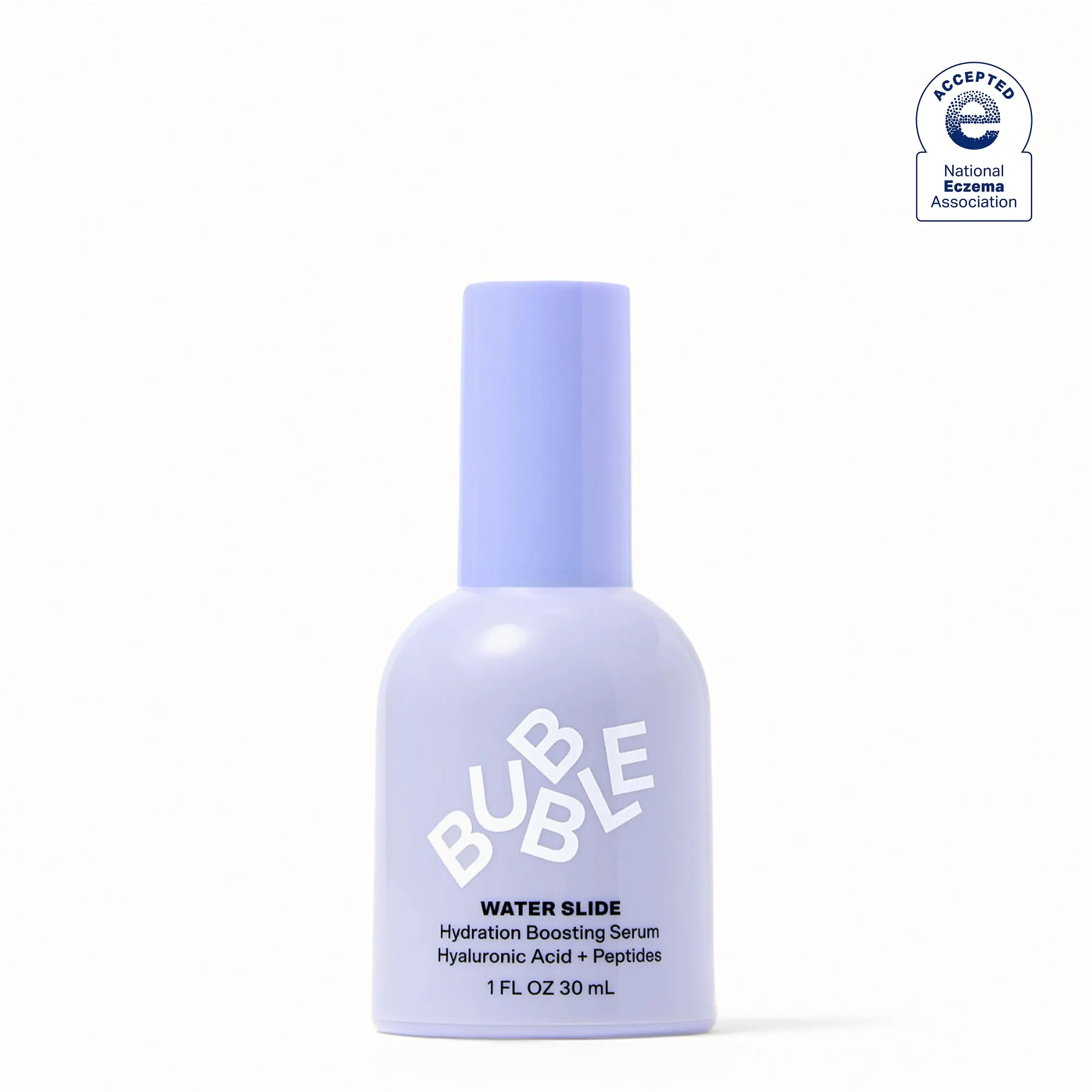 Bubble Skincare Water Slide Hydrating Serum, Hyaluronic & Ceramides Moisturizer with Instant Hydration, Silky Texture, All Skin Types, Face Serum, Single Item