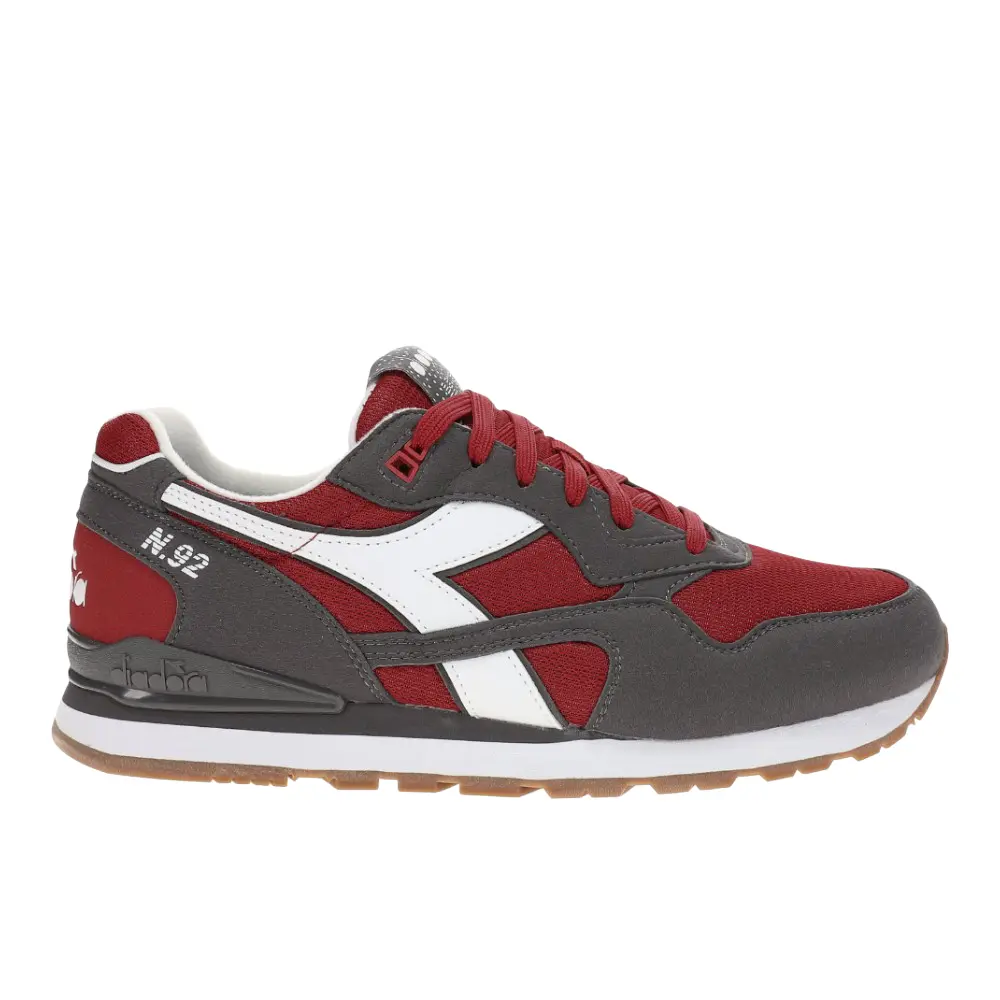 diadora Mens N.92 Lace Up Dd Comfort Sneakers Shoes Casual - Red