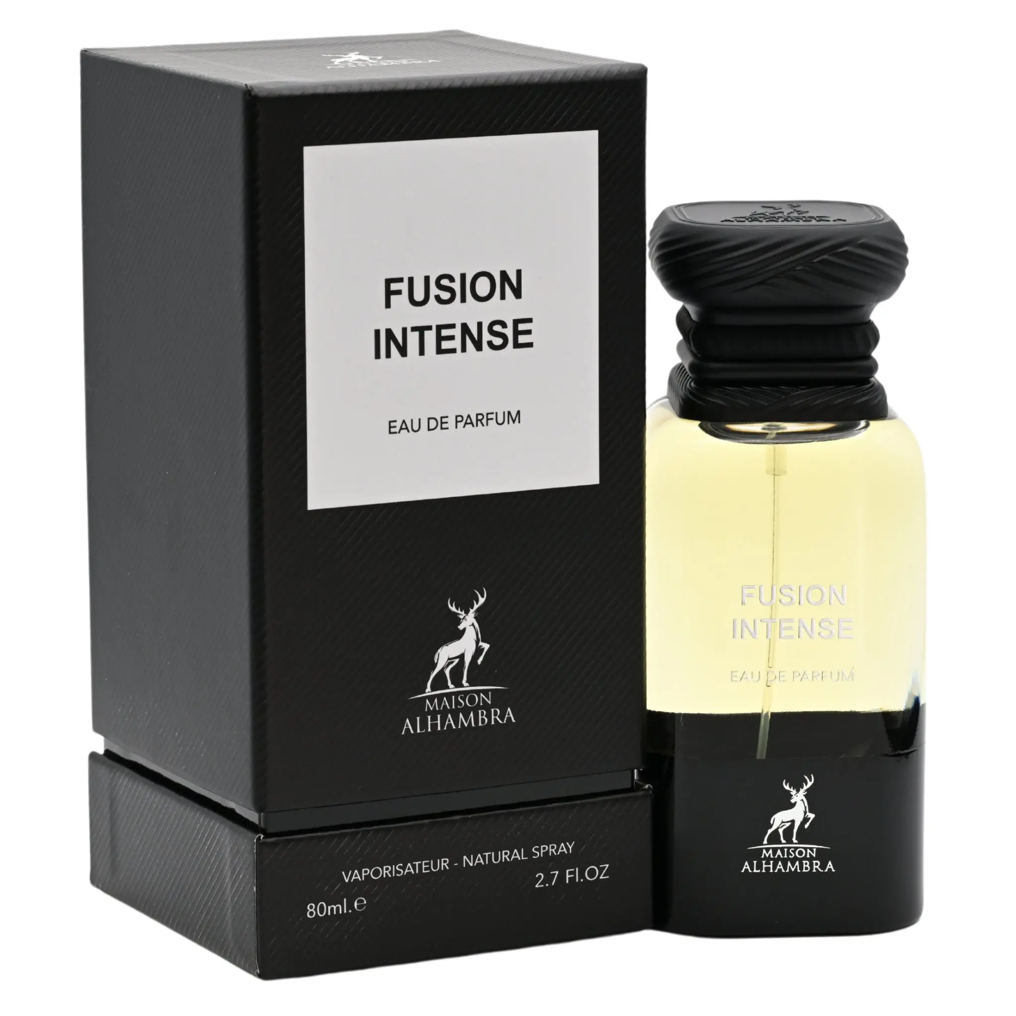 Maison & Co. Fusion Intense Eau de Parfum, Aromatic Amberwood Signature Scent for Men, Earthy Woody Fragrances with a Lavender Top, Warm Vanilla & Leather Base, 2.7 fl oz, Bold Confident Scent, Gourmand Fragrances, Fragrance Parfum Perfume