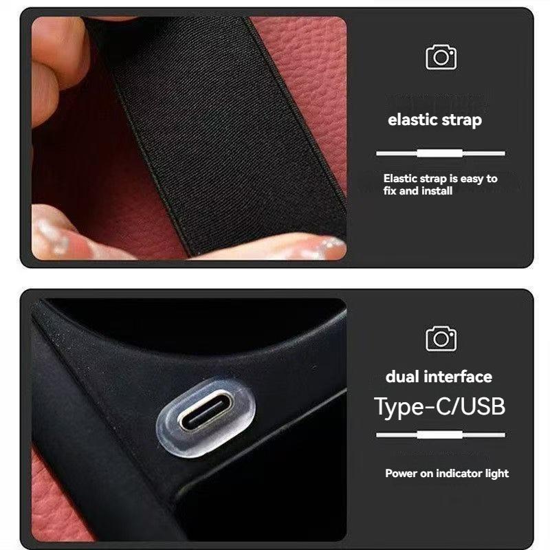 2026 New 5-in-1 Car Armrest Cushion with Height Extension Tissue Box and Storage Bag Starry Roof and Charging Function Memory Foam Central Console Armrest Pad for Car Interior