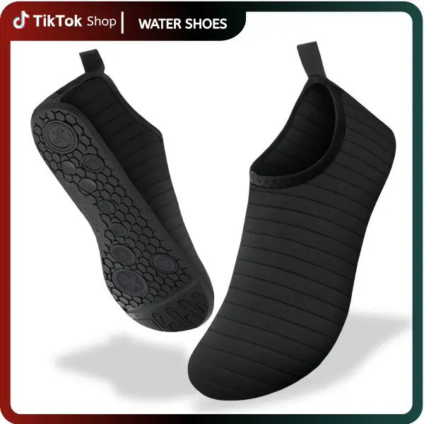 Unisex Quick-Dry Aqua Socks - Slip-On, Breathable Fabric Water Shoes with Non-Slip Rubber Sole for Women, Beach Swim, Pool, All Seasons Non Slip Watershoes Lightweight Swim Shoes,shoes for back to school,back to school shoes