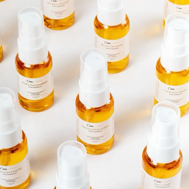 Sample Moisturizing Body oils Scent Body Care