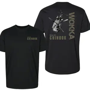 Boeing CH-47 Chinook T-Shirt Hoodie, Military Helicopter Graphic with Bold Chinook Vertical Text Design, Gift for Aviation Fans, Helicopter Enthusiasts, Army Supporters, Military Aircraft Lovers