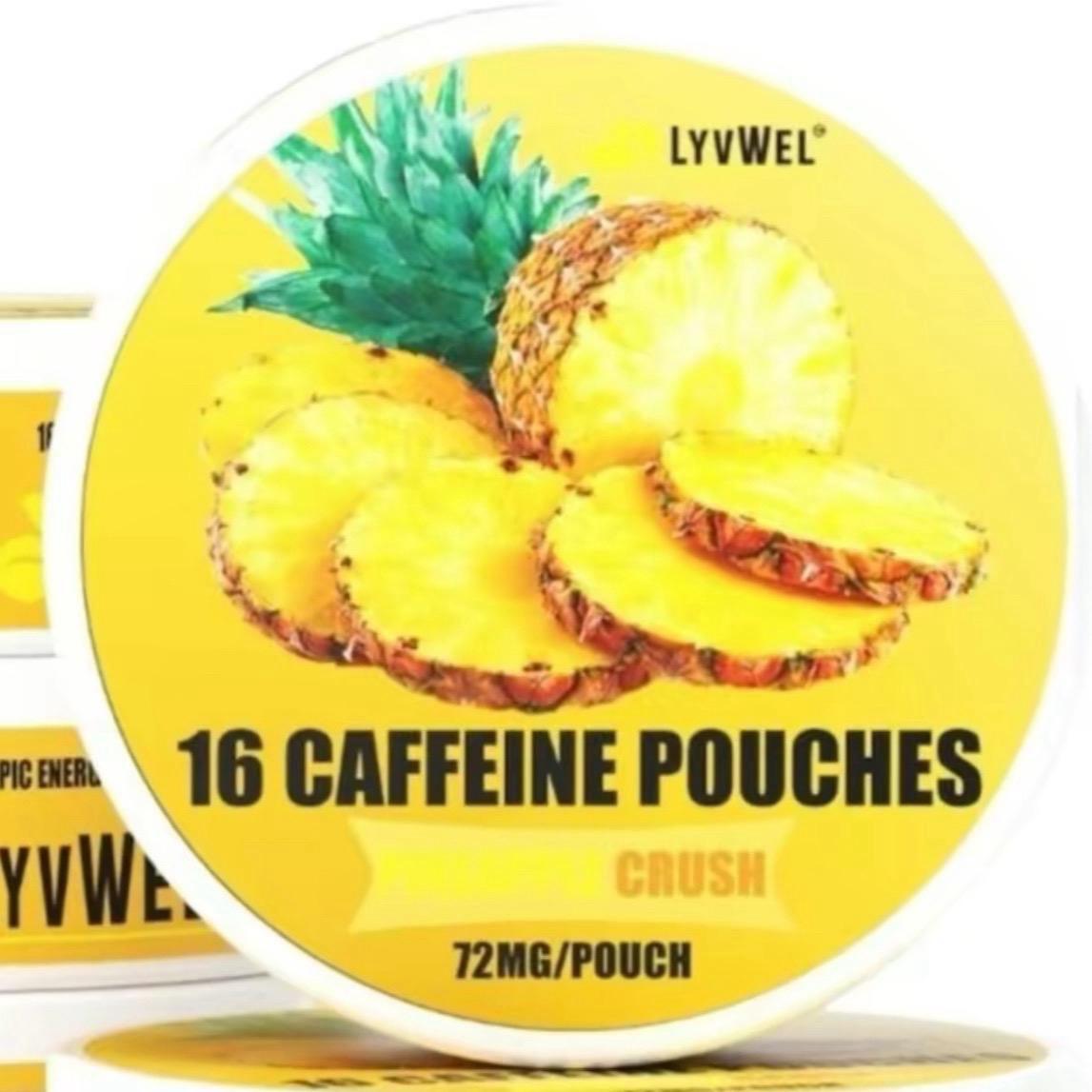 Sugar-Free Gluten-Free Sport Energy Nootropic Caffeine Beverage Pouches - 72mg Caffeine Each, 16 Count, Multiple Tastes (5 Flavors), Individual Pouch, Energy Booster, Refreshing Gamer Fuel Alternative