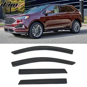 Window Visors for Ford Edge 2015-2024 Smoke Vent Rain Sun Guards Acrylic