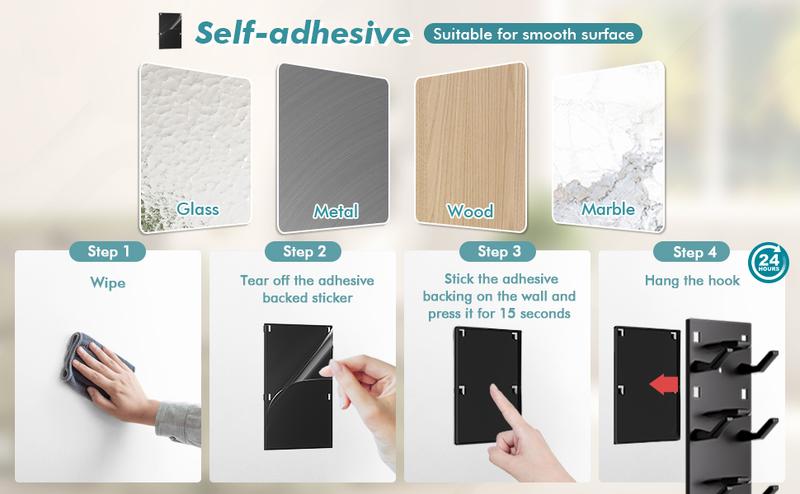 Baseball Cap Organizer 2-Pack Wall-Mounted Hat Rack Hook Holds Up to 18 Hats Multi-Layer Storage Adjustable Self-Adhesive or Screw Installation Valentine Gift  valentines gift for bf home