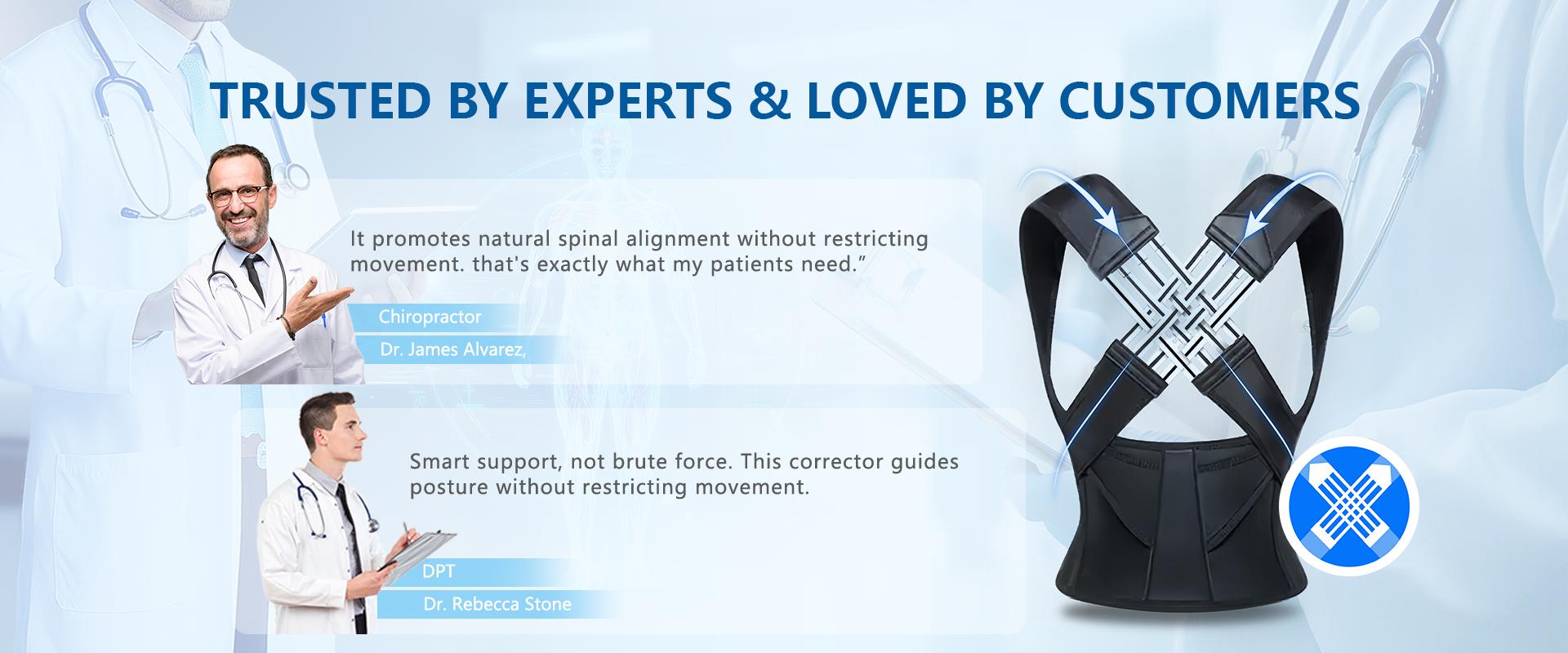 Adjustable Posture Corrector Back Brace Shoulder Straightener with Shoulder Support for Back Pain Relief for Men and Women Belts