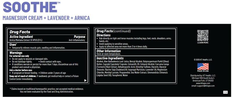 KT Health Magnesium Creams - Activate Muscle Care with Arnica to Warmth Up Muscles + Stiffness Relief - Recover Cools and Relaxes Post Workout Performance Warming