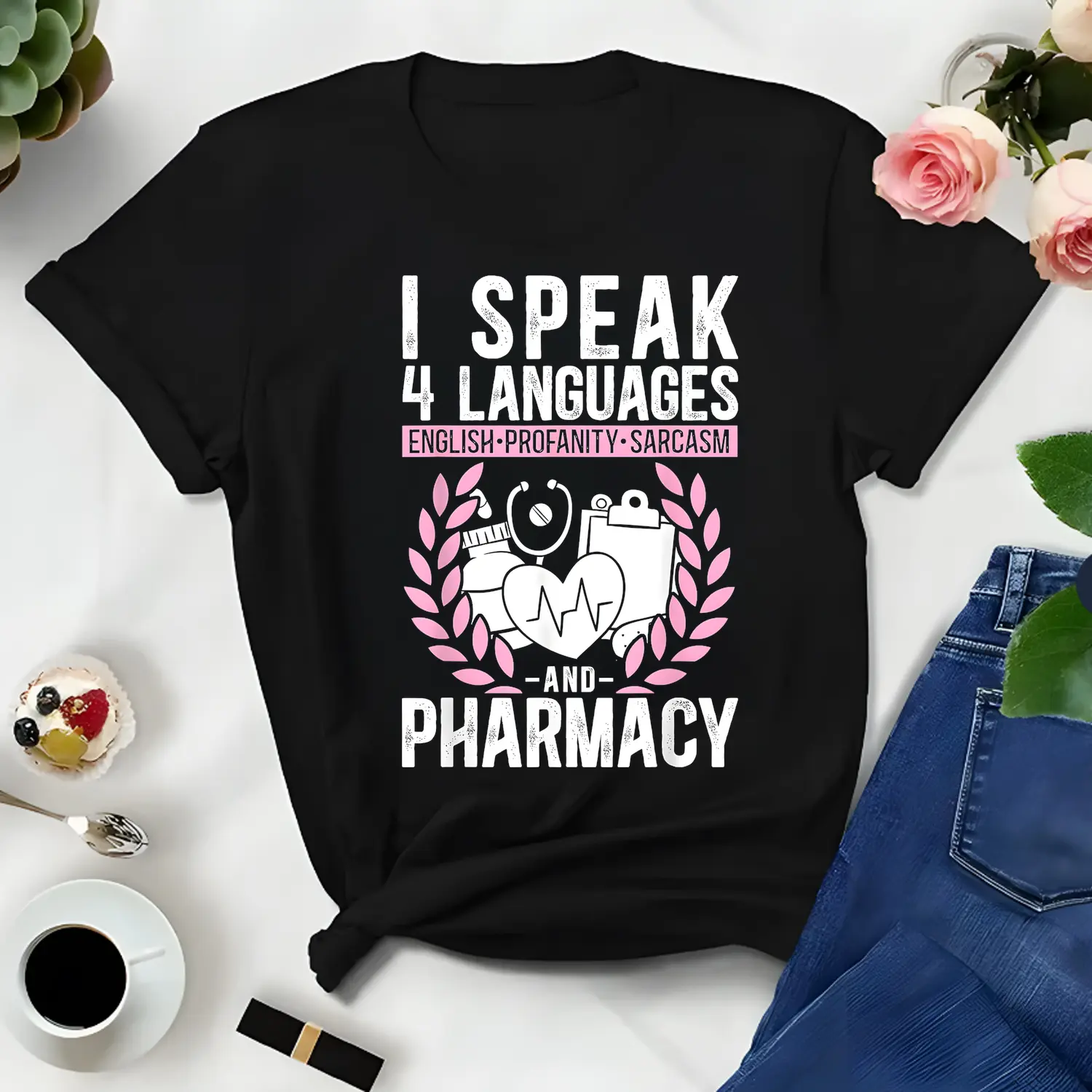 Pharmacy Tech Technician Pharmacist Student T-shirt