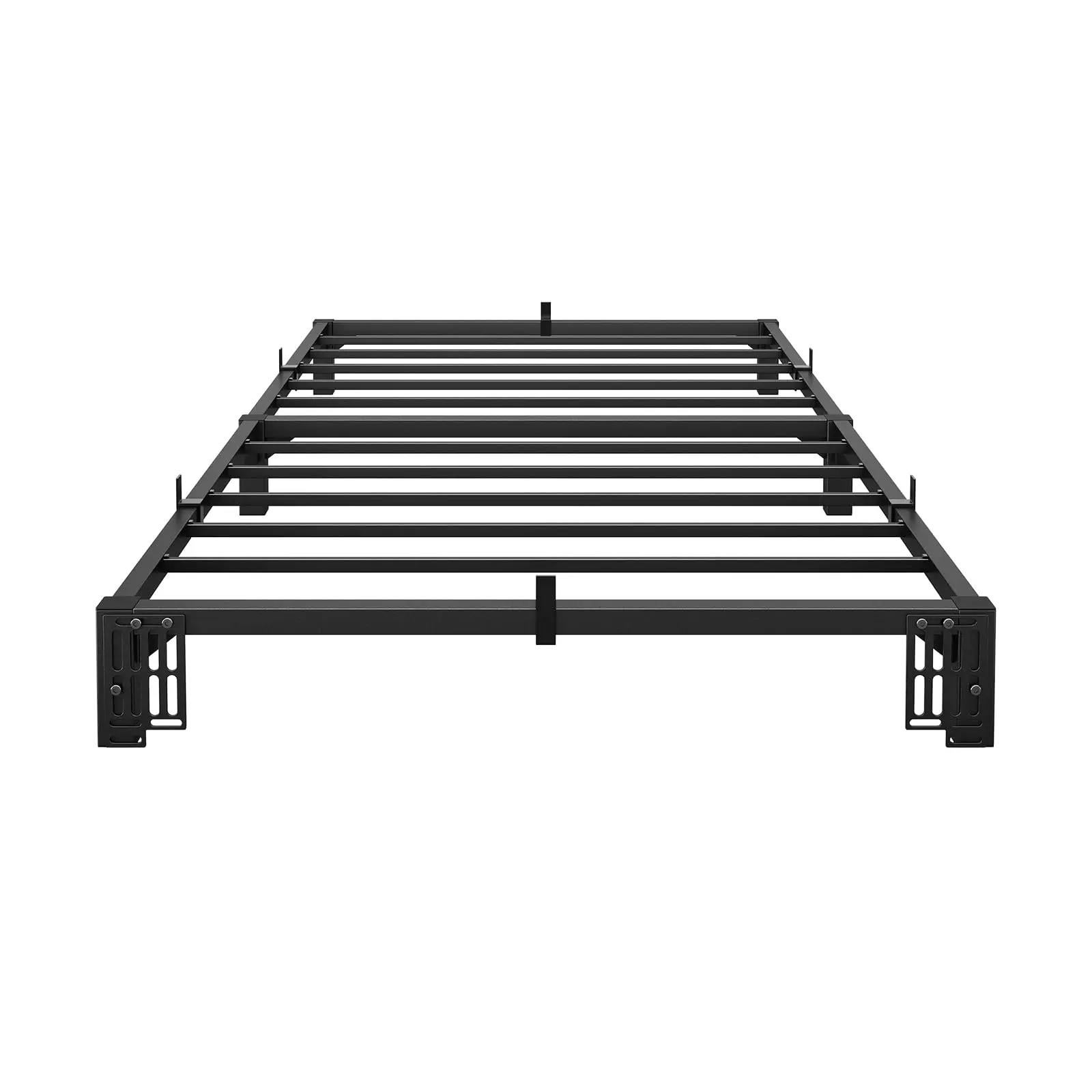 Garvee 6 Inch Heavy Duty Metal Bed Frame - Low Profile Platform with Sturdy Mattress Foundation, Noise-Free, Easy Assembly, No Box Spring Needed for King, Queen, Full, Twin Sizes, Black, Full Size Bed, Queen Bed Frame
