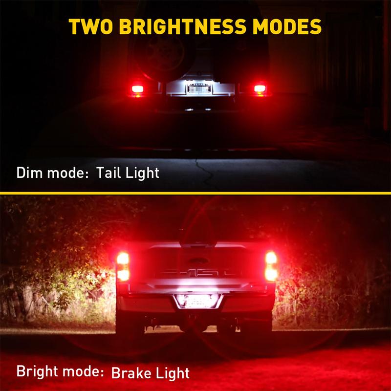 AUXITO Latest CANBUS LED Tail Brake Turn Signal Light Bulbs ,4000LM 600% Brighter,Built-in Resistor ,Anti Hyper Flash,Error-Free,Plug and Play,Reverse Backup Stop Light DRL/Parking Light，Select Bulb Model: 7440 / 7443 / 3156 / 3157 / 1157