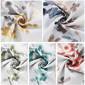 H.VERSAILTEX Blackout Tie Up Curtain - Thermal Insulated Balloon Curtain for Small Window Adjustable Kitchen Tie Up Curtain ( Rod Pocket Panel )