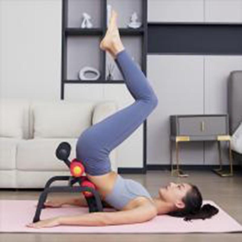 Magic BB Mini Inversion Table Glutes Trainer Machine for Lower Back Strength Training Inversion Machine with Extra-Thick Foam Rollers for Home Gym