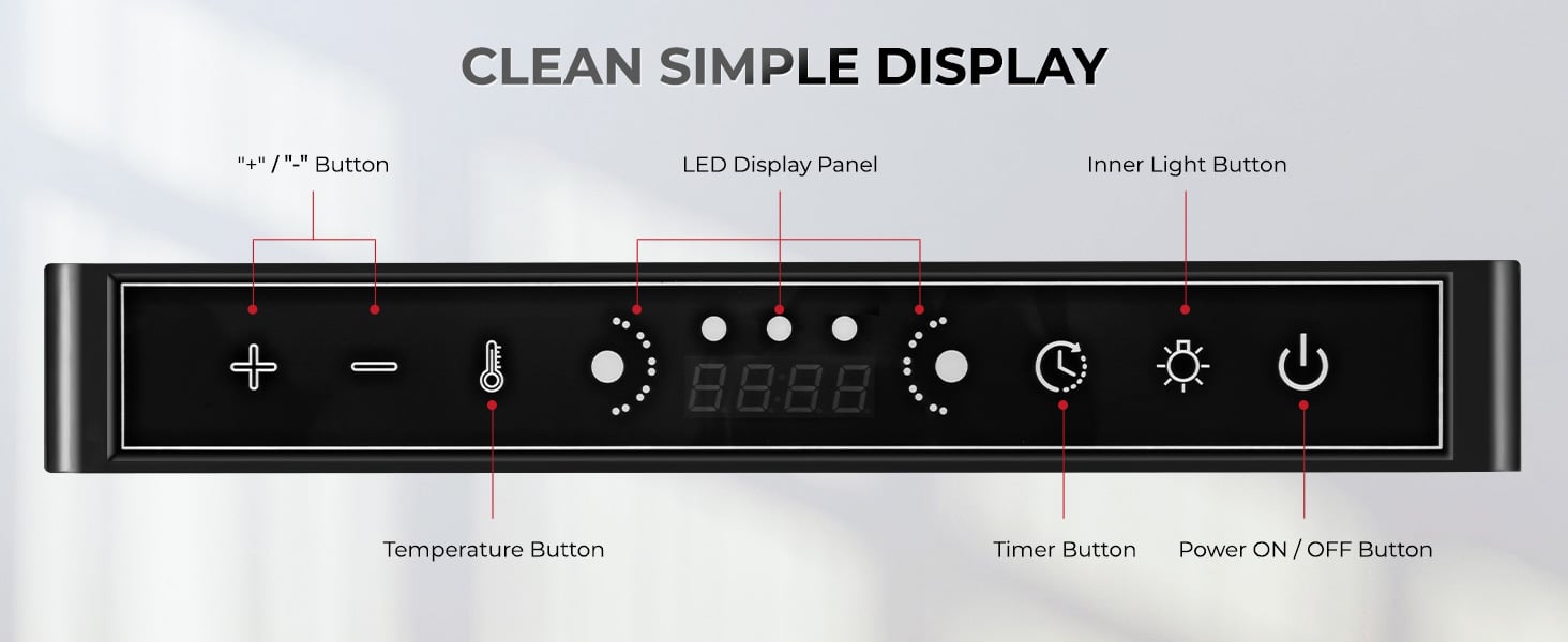 Rosewill Food Dehydrator Machine, 8 Stackable Trays with Adjustable 48H Timer and Temperature Control Up to 195F - Electric Food Preserver for Fruits, Veggies, Meats & Dog Treats
