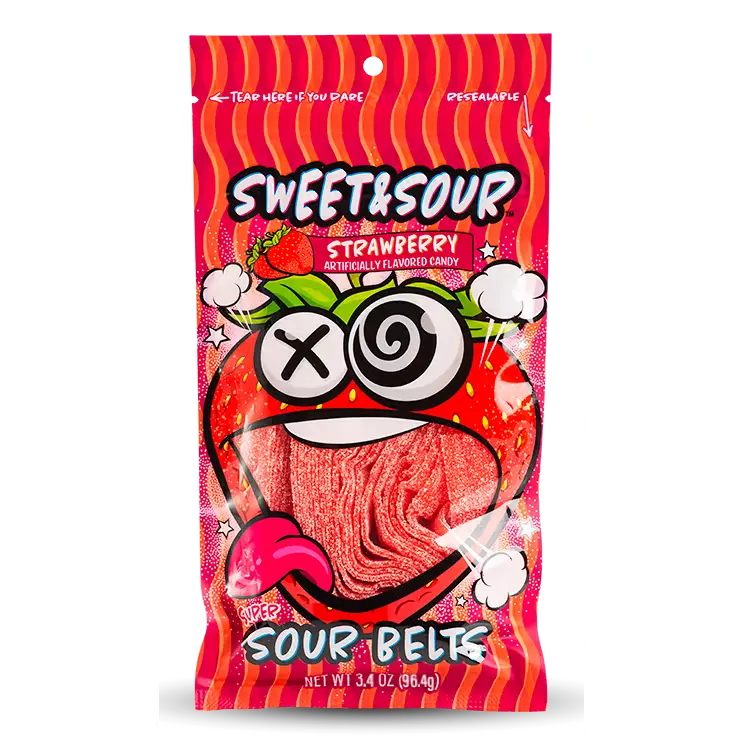 Strawberry Sour Belts