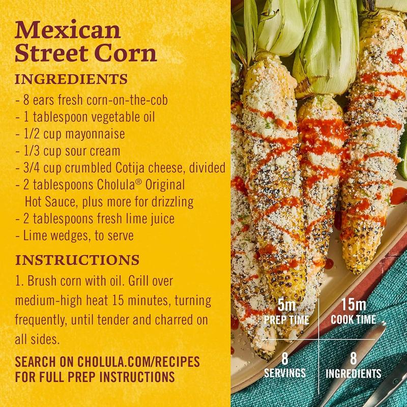 Cholula Original Hot Sauce Packets, 200 count - One 200 Count Individual Hot Sauce Packets with Mexican Peppers and Signature Spice Blend, Perfect Single-Serve Size for Delivery and Takeout