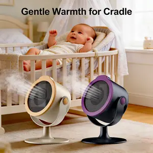 Viral Portable Space Heater Buy 1 Get 1 Fast Heating Beige Gray Options for Home Office Quick Warmth Portable Design Gentle Warmth for Cradle