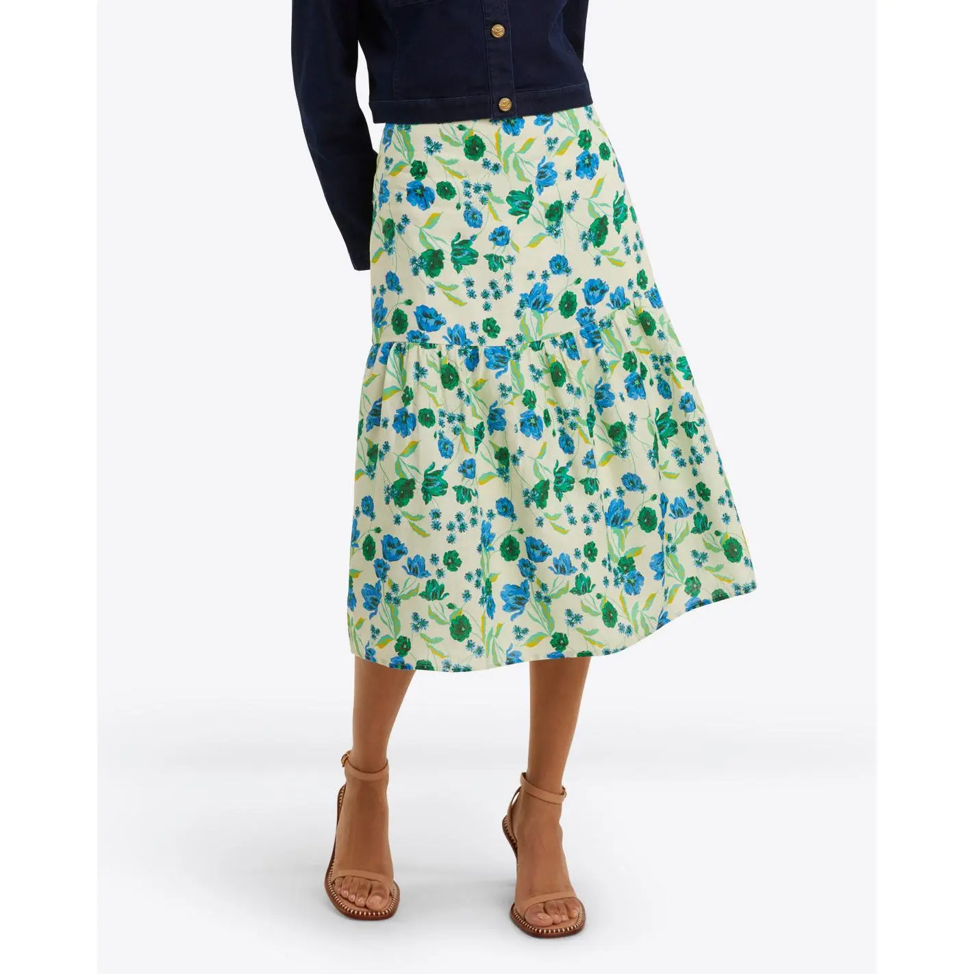 Midi Skirt in Linen