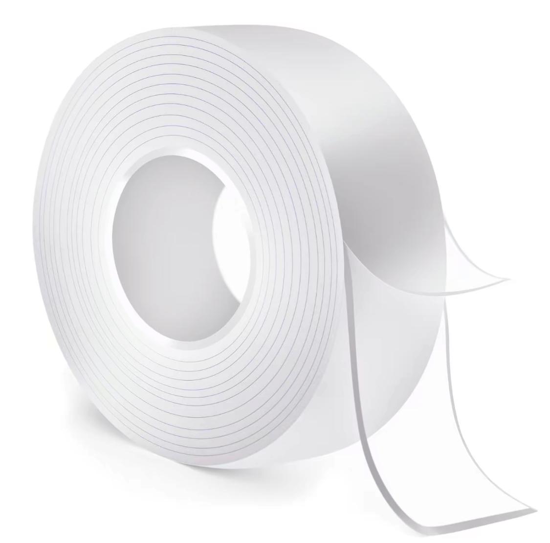 2026 Upgrade Nano Tape Adhesive Heavy Duty 10.5FT Double Sided Clear Mounting Strips for Picture Hanging Easy Application Precise Measurement Ideal for Home Decor Projects Stretch Remove Traces Washable Reuse Reusable Transparent Nano Tape