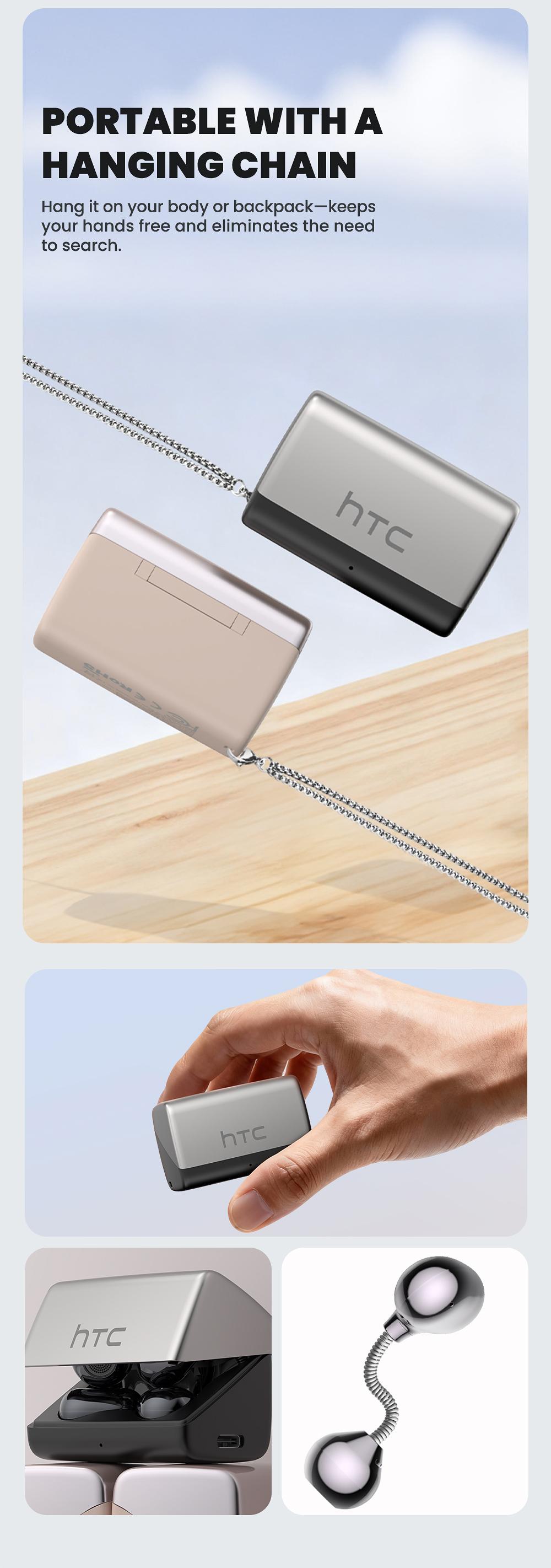 HTC NE67 AI Headset Translates 134 Languages with App Download Wireless Earphone 30-Hour Battery IPX Waterproof Hi-Fidelity Sound for Movies Music Sports Office