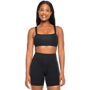 Women's Shavasana Yoga Sports Bra | Black