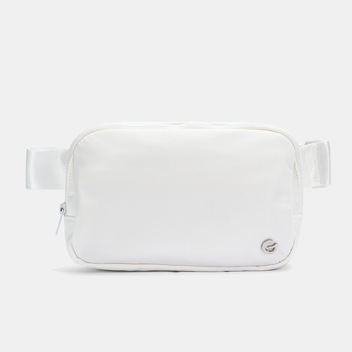 GLOWMODE 1L Zipper Everywhere Belt Bag Water Repellent Waist Crossbody Bags With Adjustable Strap