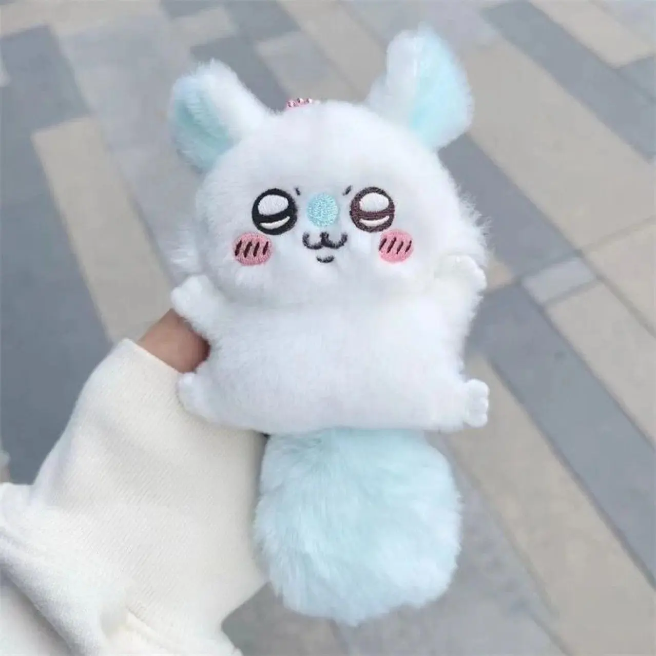 New Cute Kawai Cartoon Momoka Plush Pendant Doll Cute Scribbled Flying Squirrel Plush Schoolbag Pendant Keychain Ornament Cute