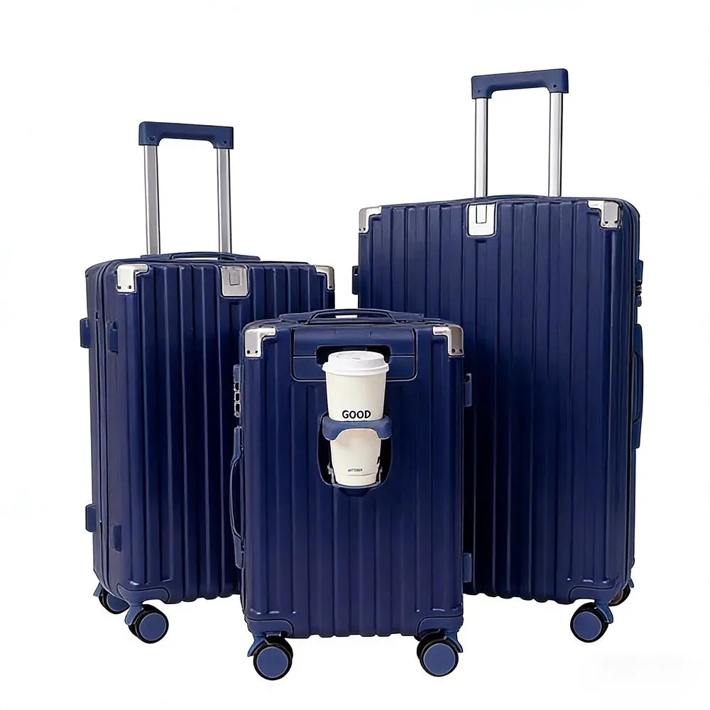 GMZGZN 3 pieces luggage set TSA lock with  Durable ABS hardshell suitcases 20/24/28 inch  with USB charging and perfect carry-on for summer travel Traveling Bag Family Set with TSA Locks Durable Travel Free Suitcase out d doors y school fathersdaygift