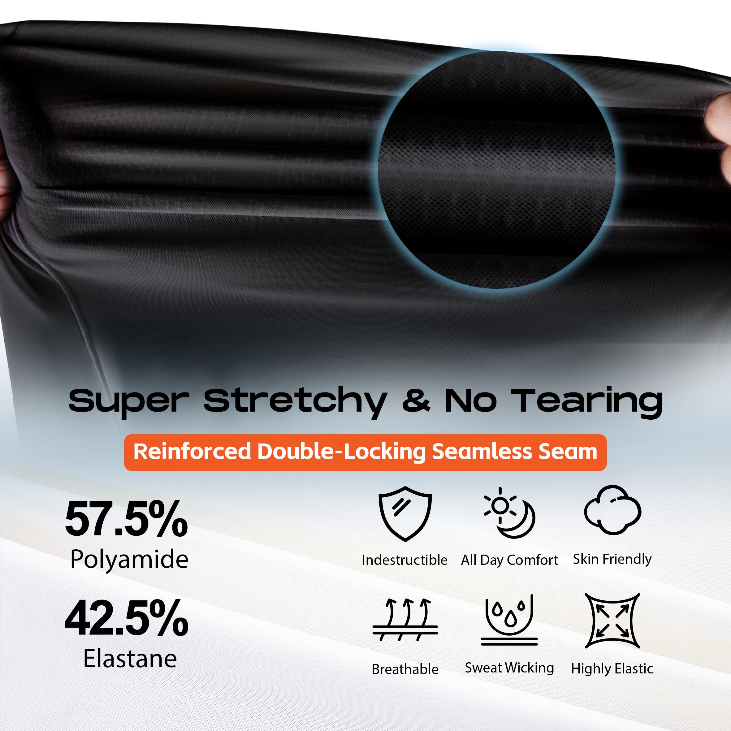 【ruflum】Men Compression Shapewear Tank Top Seamless Undershirts Bionic Targeted Tummy Control Eliminate Gynecomastia X-Shape Back Stretch Posture Correction Breathable Mesh Fabric Basic Menswear for Special Events Business Dating Sports Gym, Holiday Gift