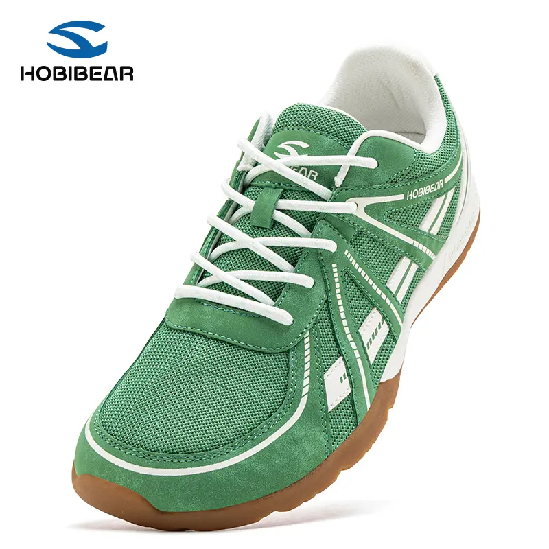 HOBIBEAR unisex retro casual sneakers, wide fit, breathable mesh panels, synthetic leather upper, rubber sole, suitable for everyday commuting, Forrest Gump–style shoes