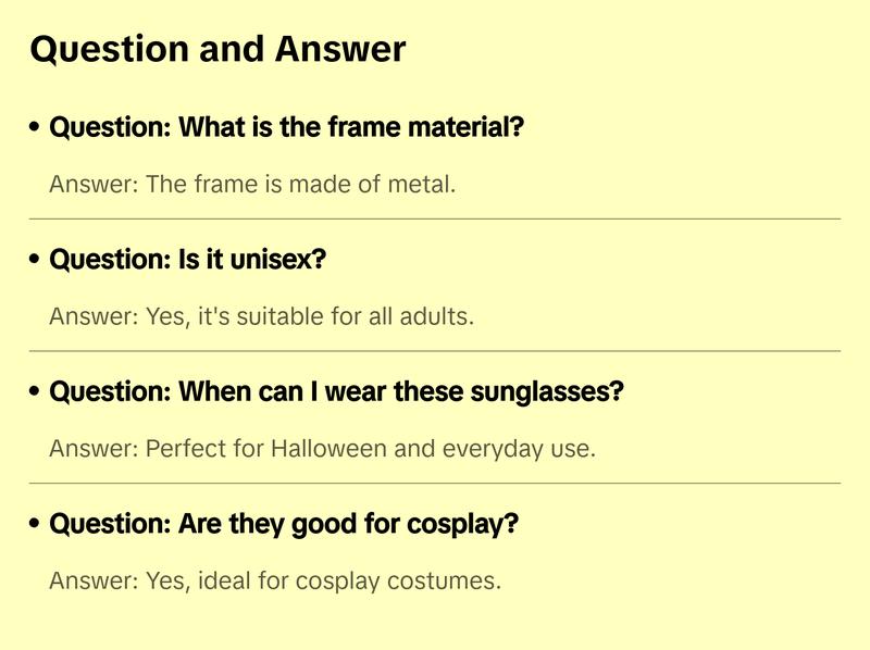 Fight Club Salesman Red Sunglasses