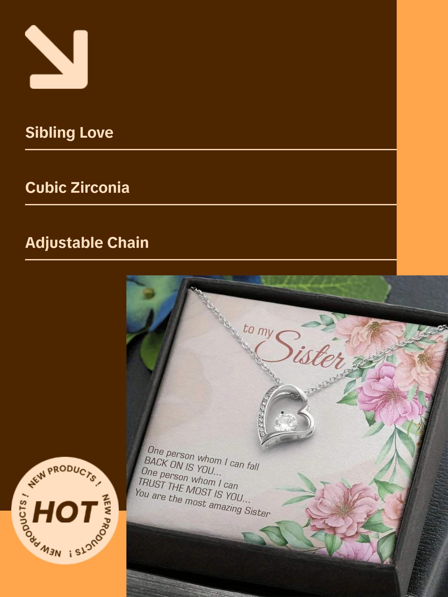 To My Sister Pendant