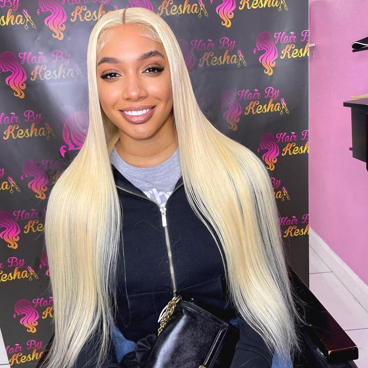 [NEW IN] Hot Star 613 Blonde Straight and Body Wave 13x6 Lace Front Wig Human Hair HD Transparent Lace Frontal Wig for Women Pre Plucked with Baby Hair