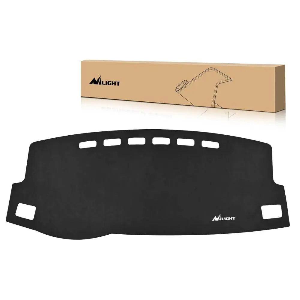 Nilight Dash Cover for Toyota Corolla 2014 2015 2016 2017 2018, Custom Fit Suede Dashboard Mat Non‑Slip Sunshade Glare Protector Interior Accessories Black, Precisely Cut, Uv Ray Protection