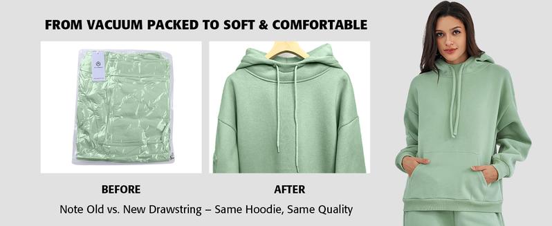 Attraco Travel Hoodie with Built-In Eye Mask Airplane Hoodies Soft Cotton with Pockets Sweatshirts for Women Airplane Model Clothes