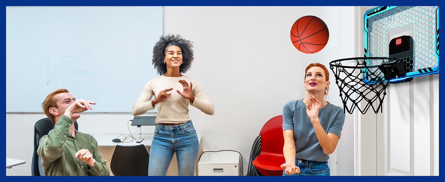 (Summer Turn-Up)Ropoda Mini BasketballHoop - Glow in The Dark Mini Basketball with Clear Polycarbonate Backboard, Durable Design, Easy Assembly & Storage Instructions, Summer Turn Up & Father's Day Deal (Summer Turn-Up)Ropoda Mini BasketballHoop - Glow in The Dark Mini Basketball with Clear Polycarbonate Backboard, Durable Design, Easy Assembly & Storage Instructions, Summer Turn Up & Father's Day Deal