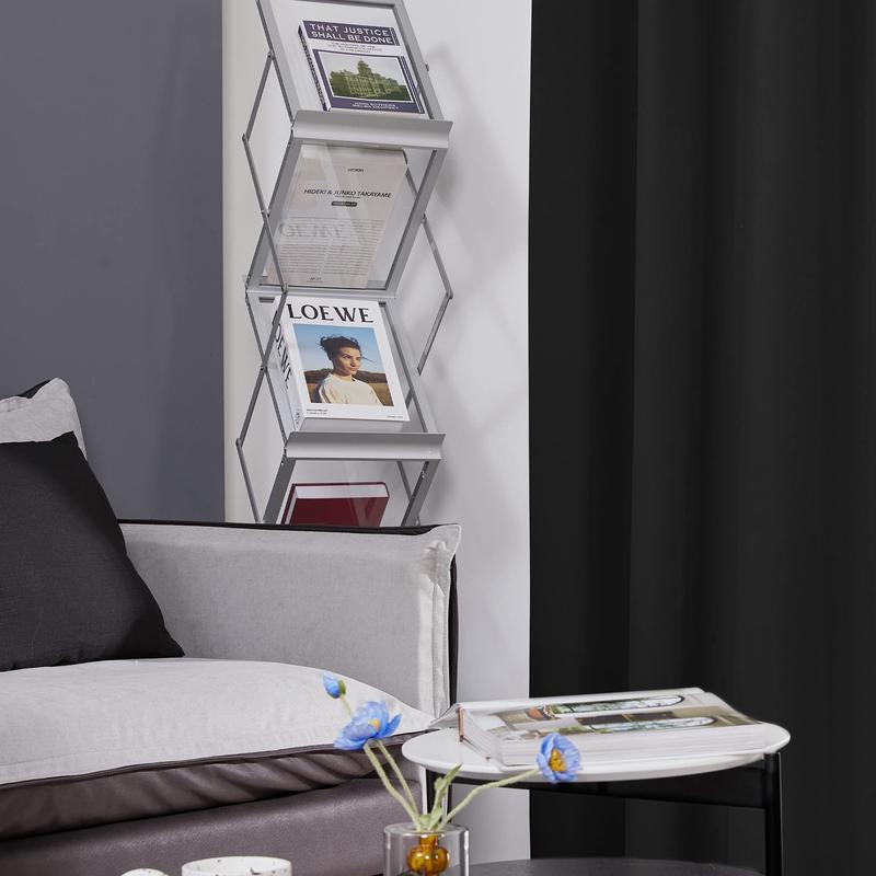 Deconovo Blackout Curtains 2 Panels 38W Short Drapes for Living Room and Bedroom Room Darkening Thermal Insulated Window Curtains